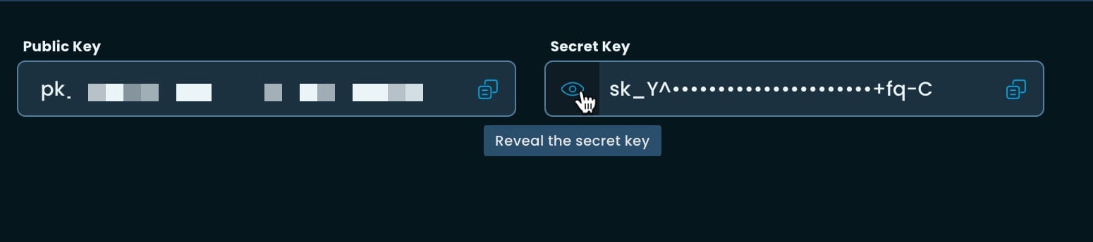 Secret key UI in the Developer Dashboard - Freemius