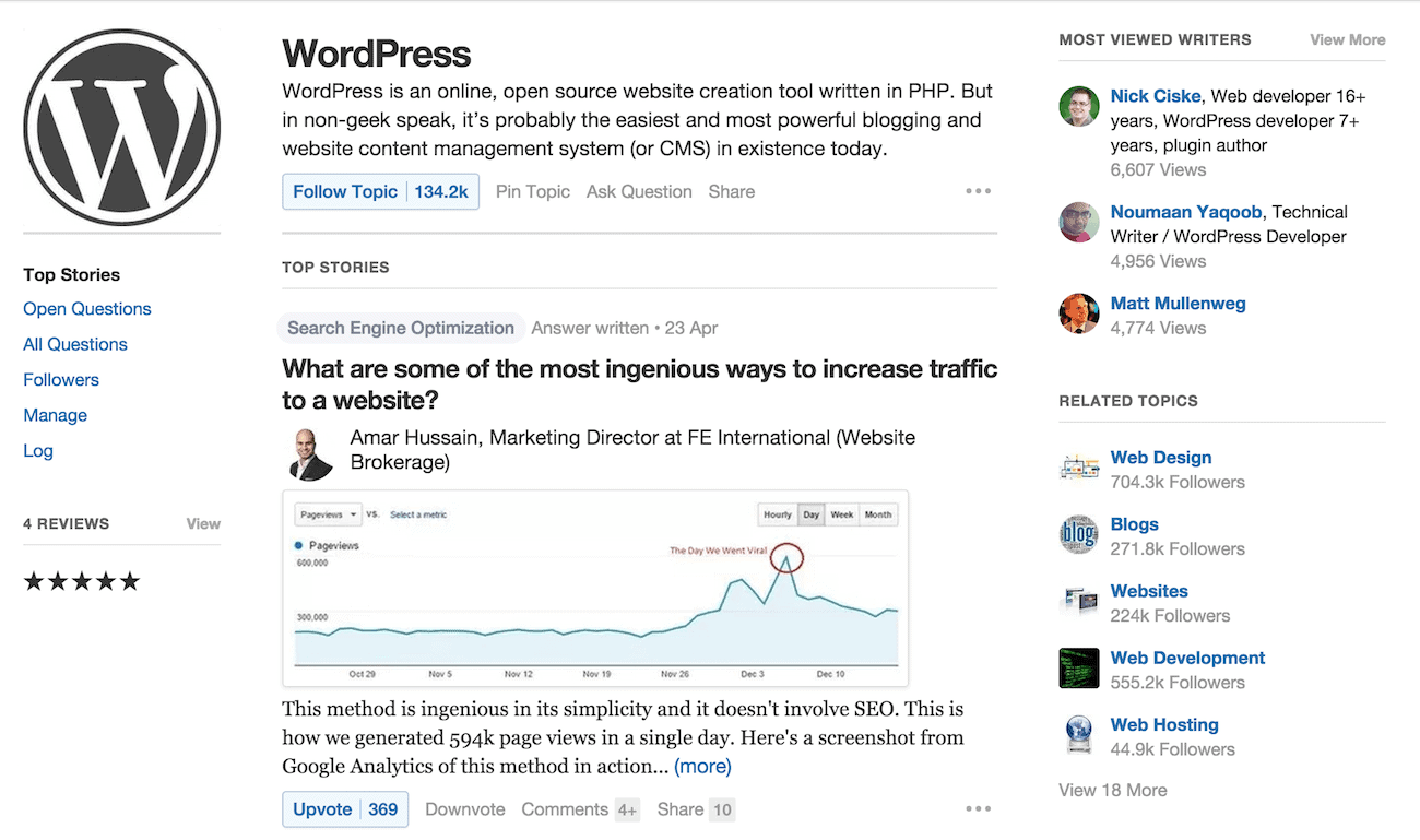 quora-wordpress