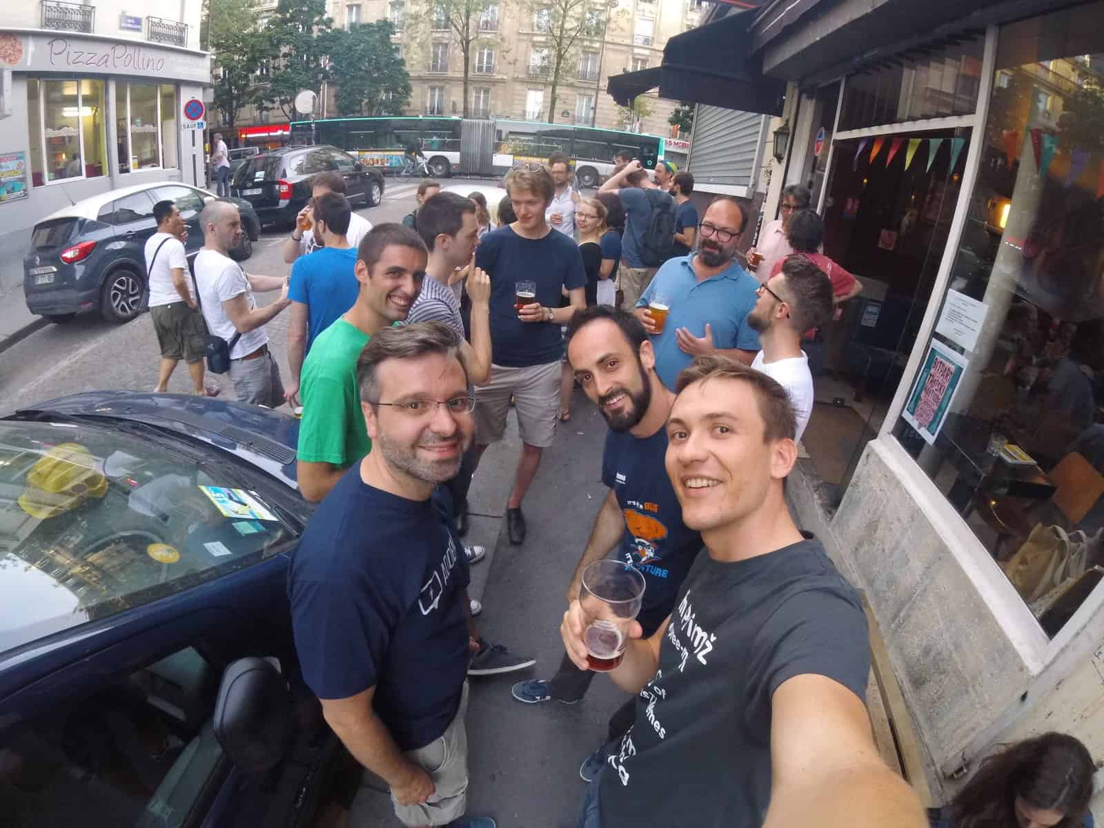 WP makers drinkup in Paris