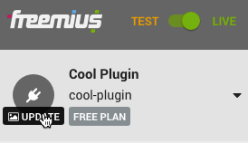 Freemius Dashboard Product Icon Upload