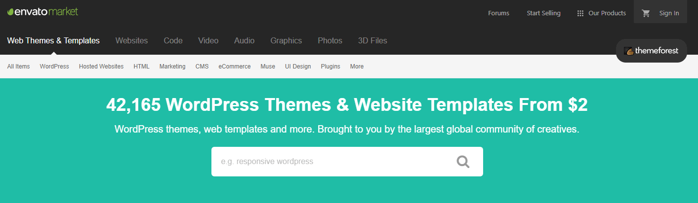 WordPress Themes on ThemeForest cannot use the freemium business model