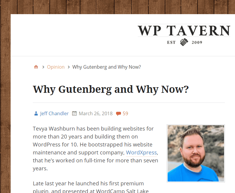 Tevya's guest article on the TavernWP publication helps him get to relevant audiences for his WordPress plugin