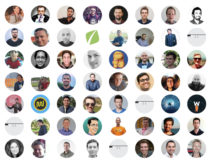 faces of people who joined wordcamp