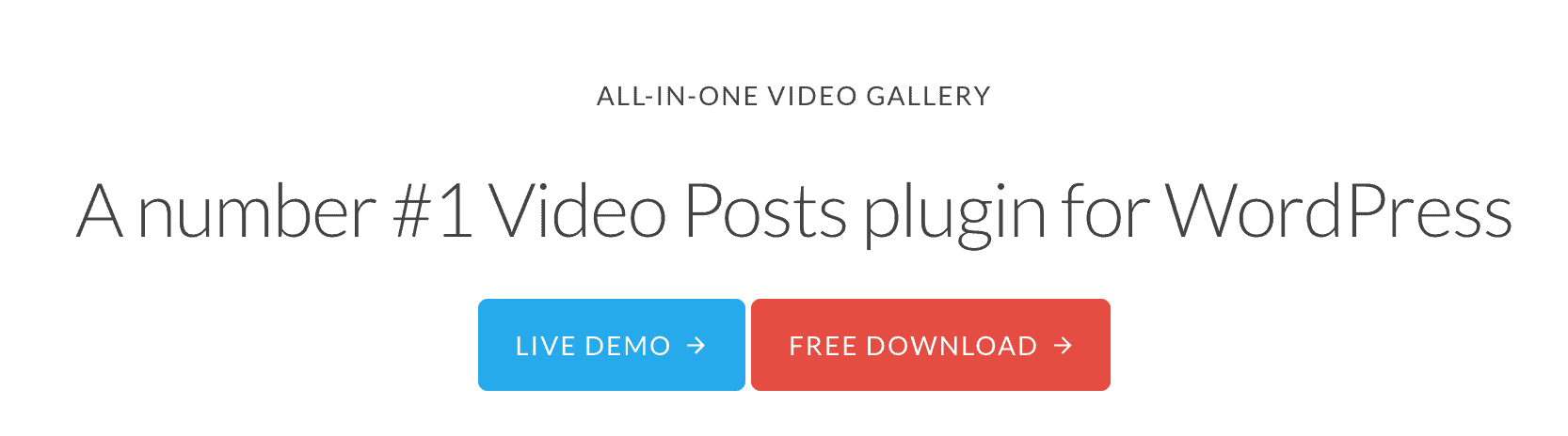 All-in-One Video Gallery Call-to-Action Buttons