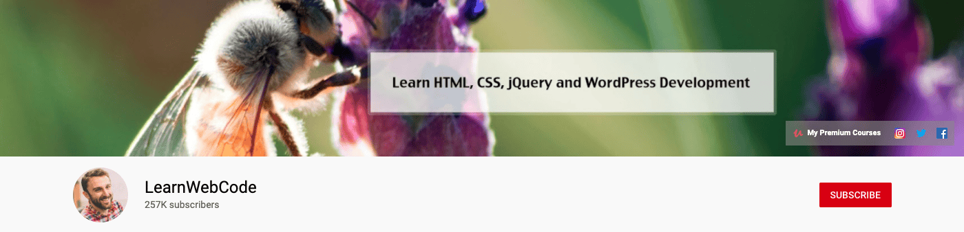 LearnWebCode YouTube Channel