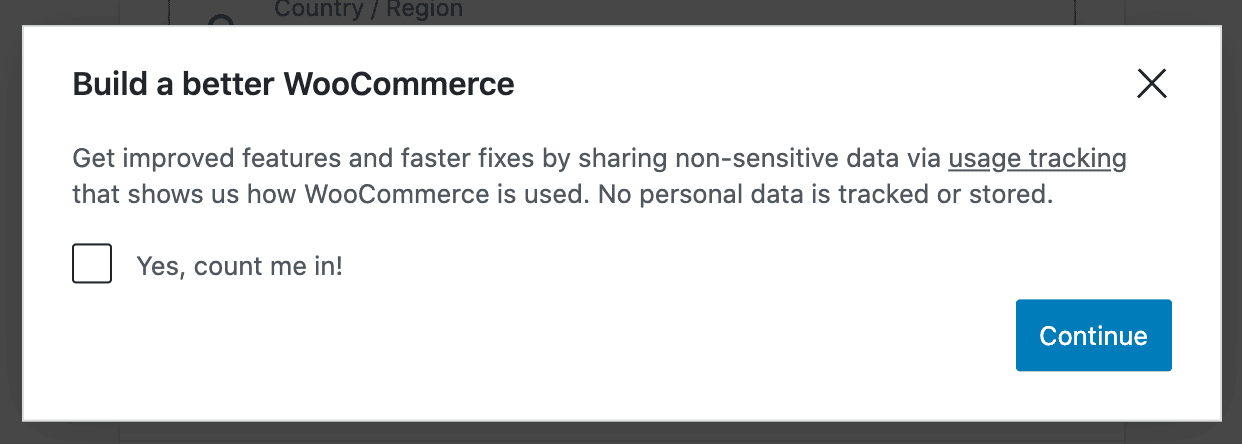 WooCommerce Opt-in Mechanism Popup