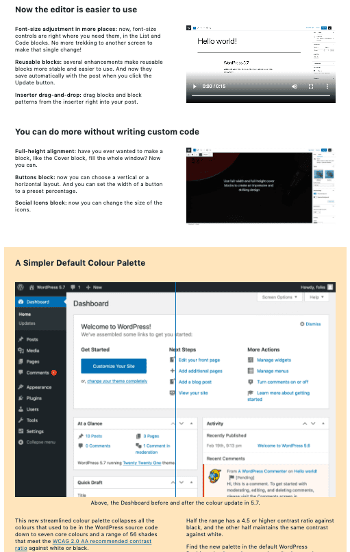 editor description with video thumbnails of the instructions