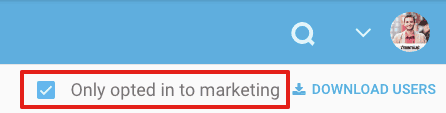 Marketing Opted In Users Filter - Freemius Dashboard