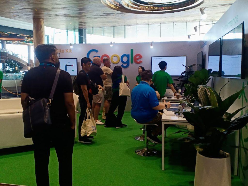 Google's booth