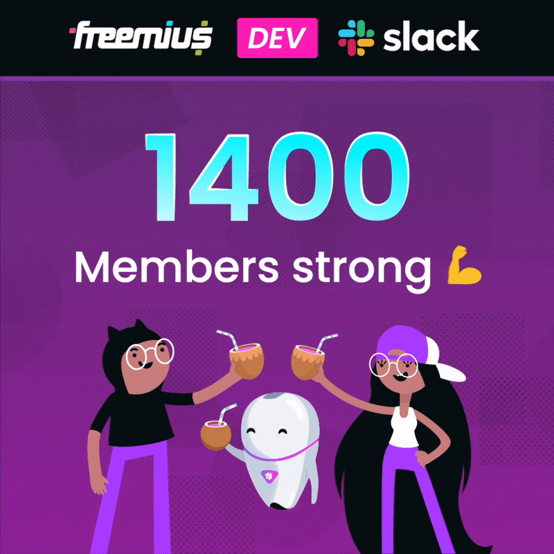 Freemius Celebrates 1400 Slack Community Members