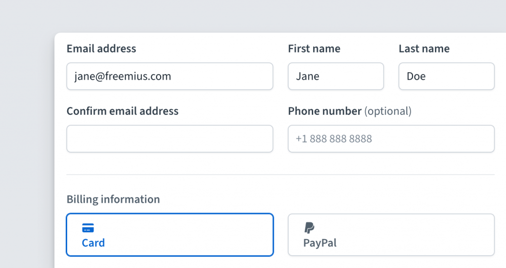 Freemius Checkout with prefilled user data