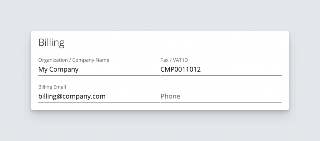 User billing on the Freemius User Dashboard