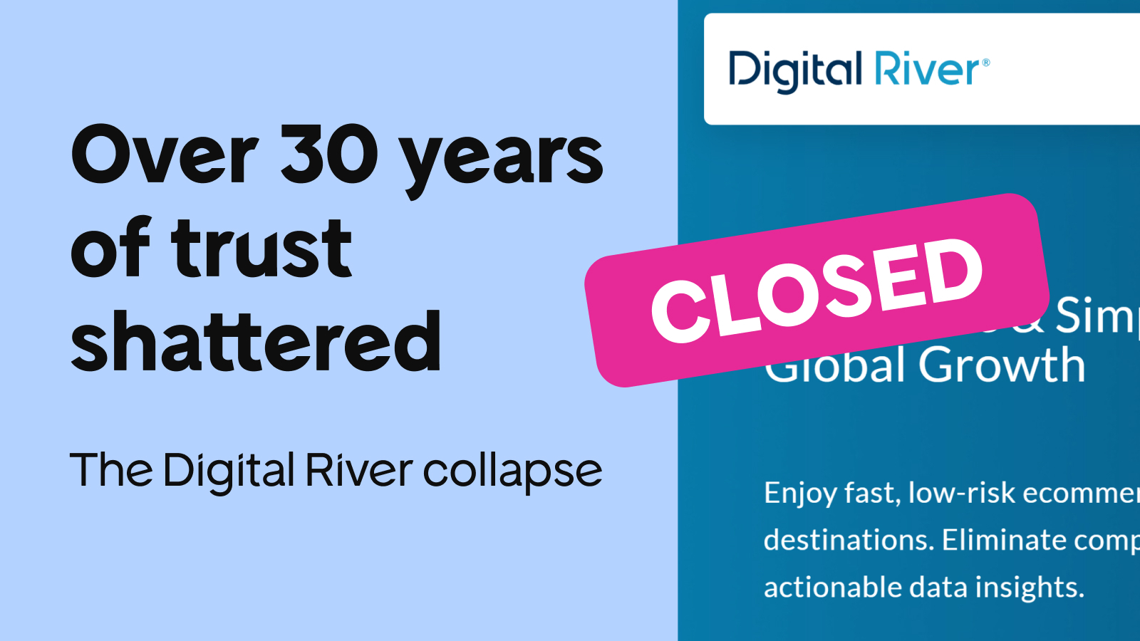 Digital River’s Shutdown: What Software Makers Can Do Next