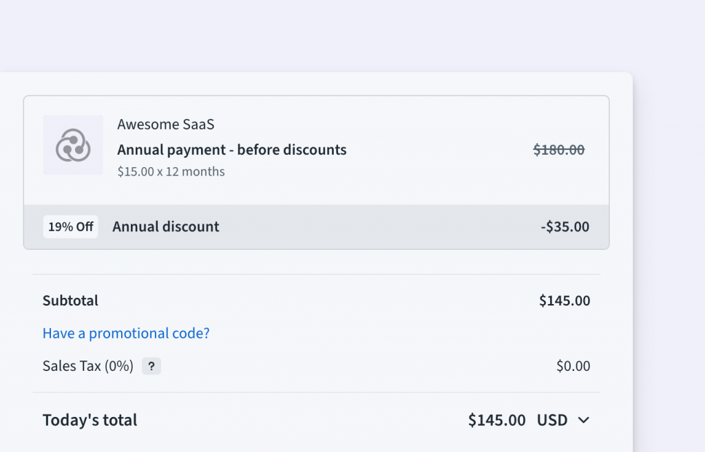 Freemius Checkout without the license selector UI in the header