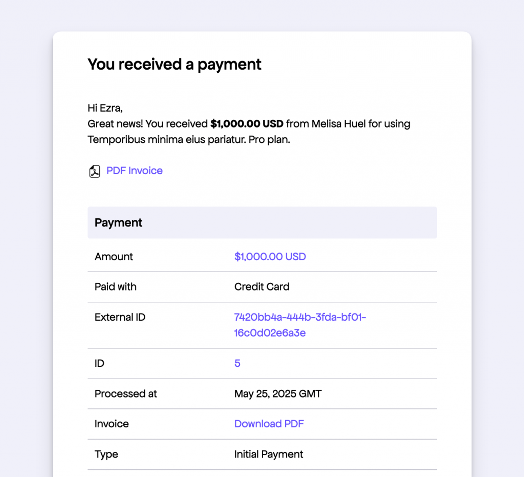 Freemius rebranded email