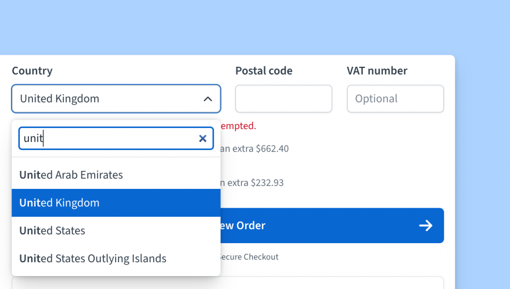 Accessible form component