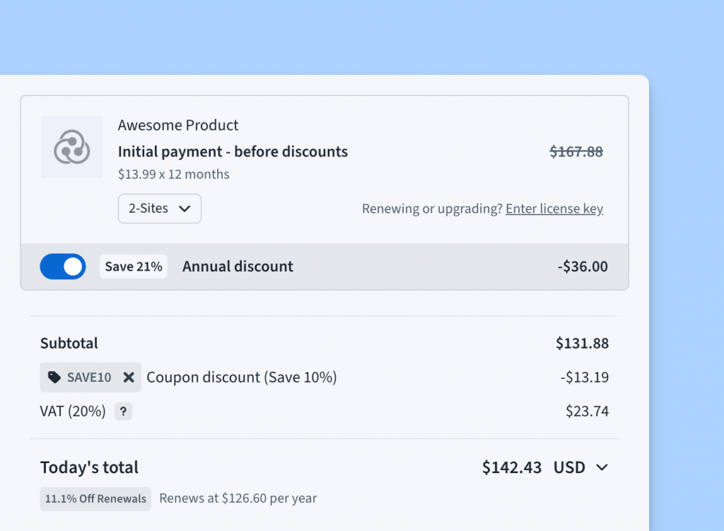 Checkout live region with dynamic text