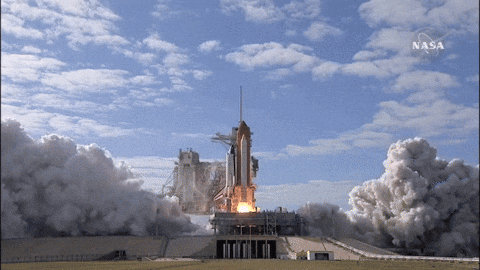 Rocket launch gif