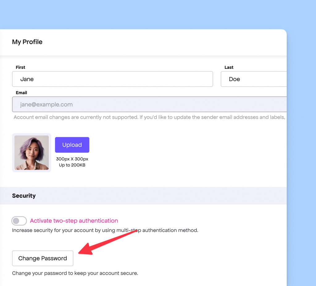Freemius password reset from the Developer Dashboard