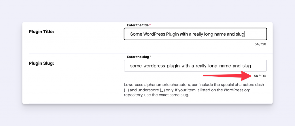 Long slug while creating product in Freemius