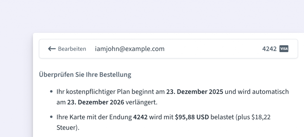 Freemius Checkout localized date
