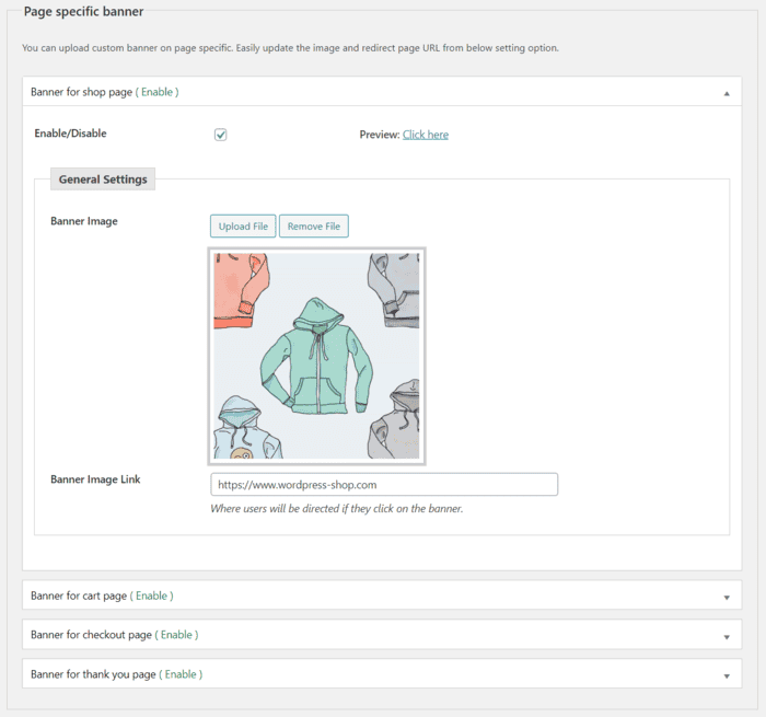 WooCommerce Banner Management Plugin