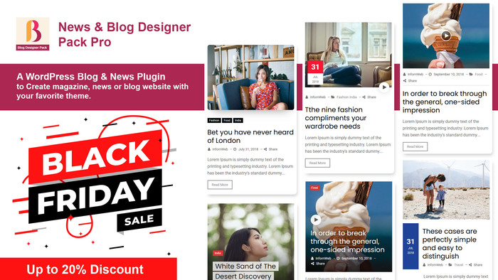 News & Blog Designer Pack Pro 