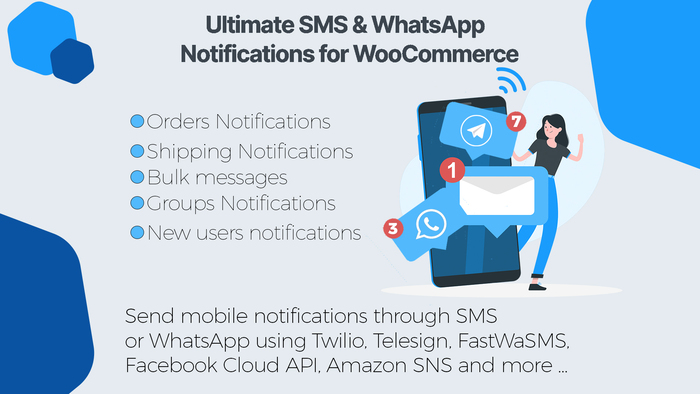 Ultimate SMS & WhatsApp Notifications for WooCommerce