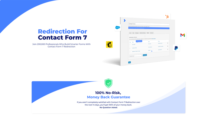 Redirection for contact form 7 - Actions bundle