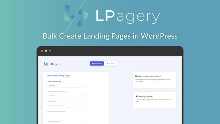 LPagery Page Generator