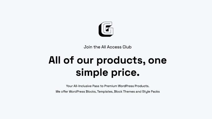 GutenbergHub All Access Club