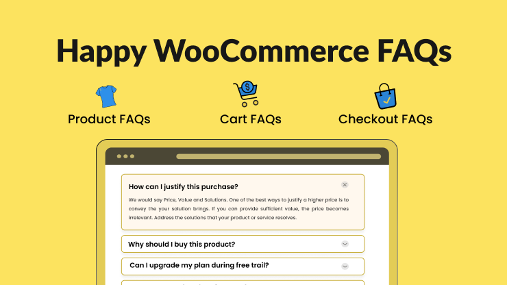 Happy WooCommerce FAQs