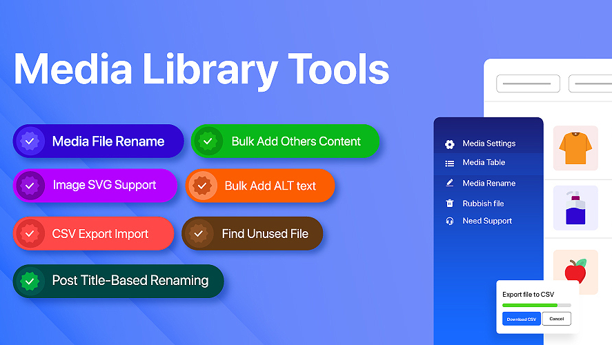 Media library Tools