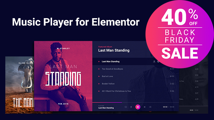 Music Player for Elementor