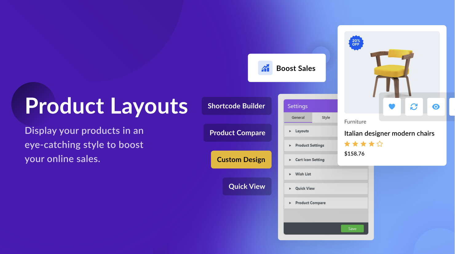 Product Layouts for Woocommerce