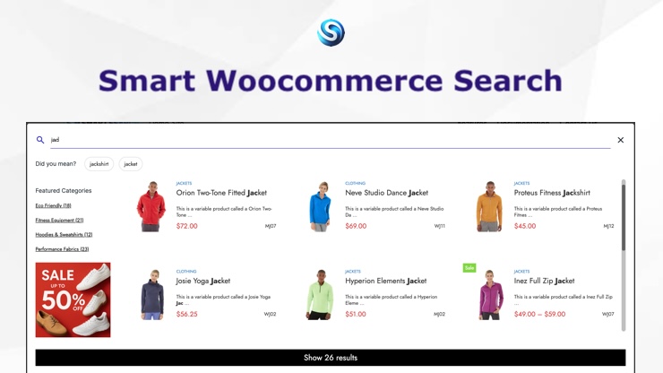 Smart WooCommerce Search
