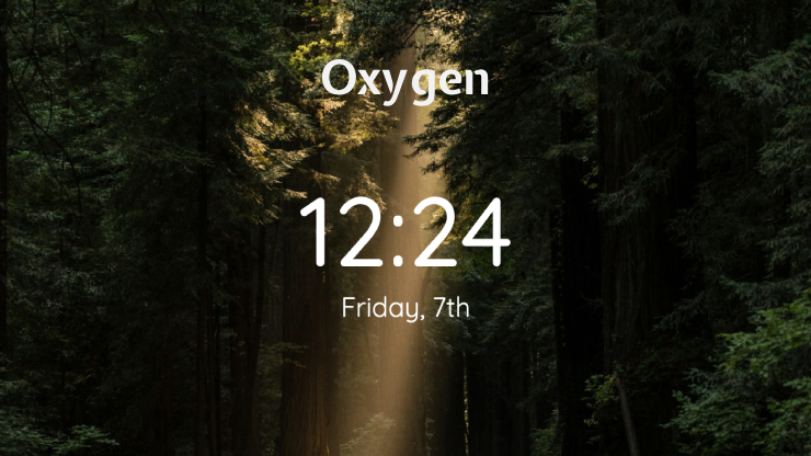 Oxygen – Working and relaxing app