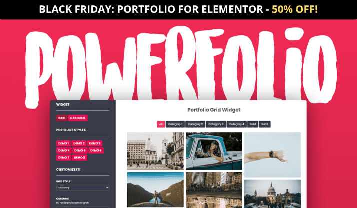 PowerFolio - Portfolio and Image Gallery for Elementor