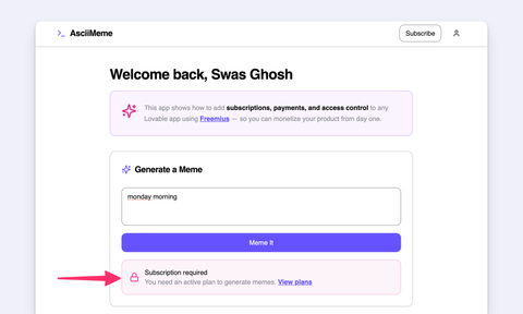 Paywall UI