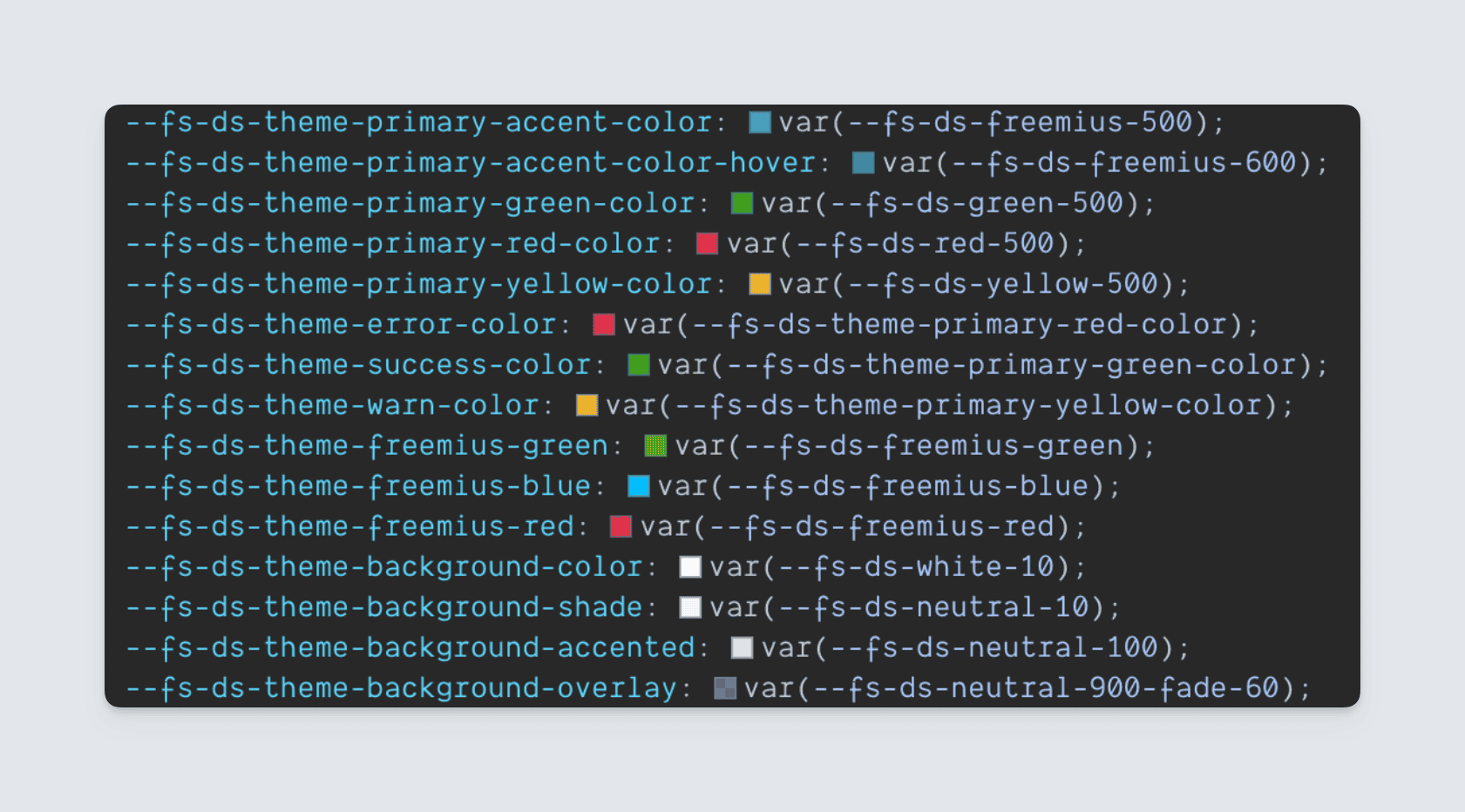 Freemius Checkout theme related CSS vars